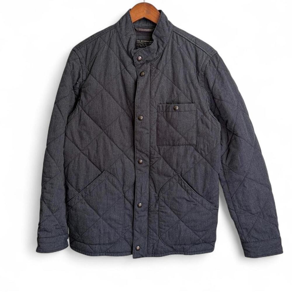 J.Crew Sussex Quilted Canvas Field Minimalist Polartec Insulated Mens M Jacket
